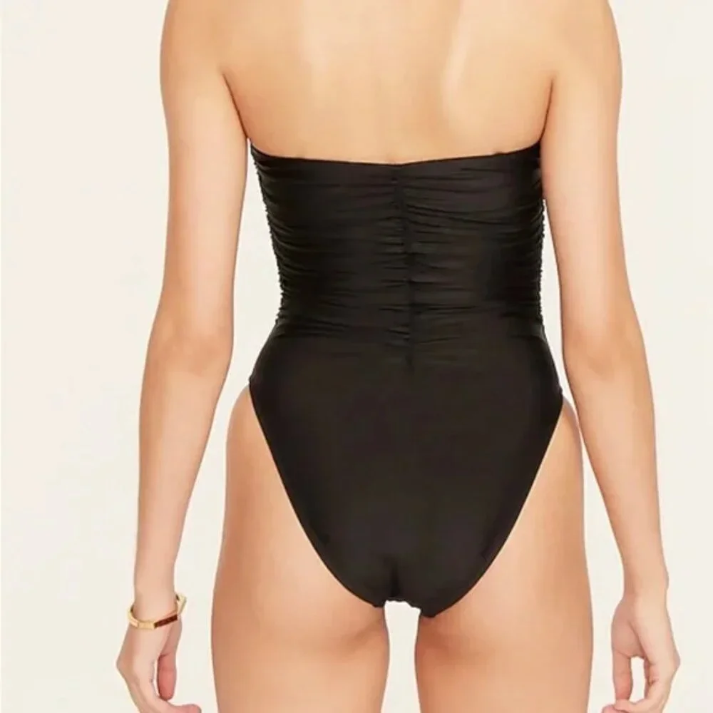 J. Crew black ruched